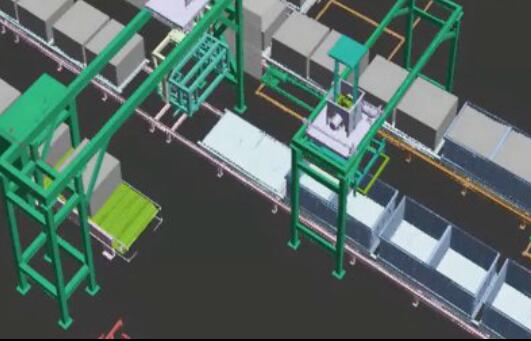 水泥發泡砌塊(kuai)生産線 泡沫混(hun)凝土砌塊生産(chǎn)線3D視頻